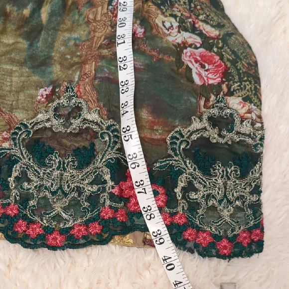 Elegant Light Multicolor Bohemian Dress Size Medium - Picture 7 of 13